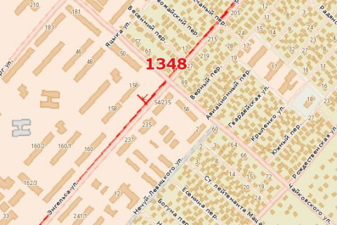 Билборд A в Васильевке, 3x6  Енгельса вул. (В’ячеслава Чорновола вул.), 156 схема