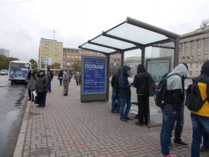 Бэклайт A в Черкассах, 1.2x1.8  Соборна пл., (зупинка) фото 1