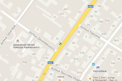 Citylight B in Vasylivka Sums'ka st., 55 scheme