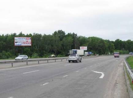 Билборд B в Глевахе, 3x6  Київ - Одеса, 19 км+200м від Києва (зліва в  напр. м. Києва) фото 1