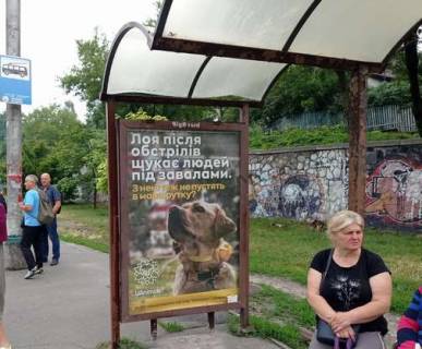 Ситилайт A в Киеве, 1.2x1.8  Протасів Яр вул. - Миколи Грінченка вул., 2/1, зуп. "вул. Миколая Грінченка" фото 1