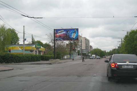 Білборд, Бігборд (Борд)  B у Кропивницький (Кіровоград) Винниченка просп. - Калініна вул. (Калініна вул.) Фото 1