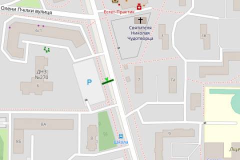 Билборд A в Киеве, 3x6  Драгоманова вул., напроти №7 (у напрямку Анни Ахматової вул.) схема