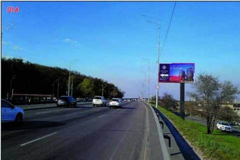 Беклайт A у Києві, 4x8  Наддніпрянське шосе, Видубичі Фото 1
