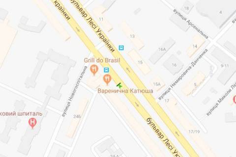 Сiтiлайт B у Києві, 1.2x1.8  Лесі Українки бульв., 24 (м-н "Nike") схема