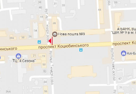 Скроллер B в Виннице, 2.3x3.14  Коцюбинського просп., 30 - 663432 схема