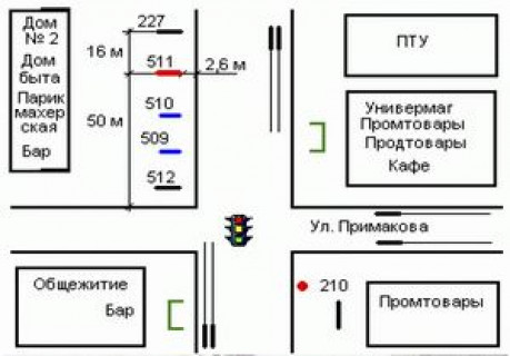 Бэклайт A в Хмельницком, 1.2x1.8  Кам`янецька вул., 2 схема