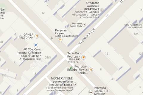 Ситилайт B в Киеве Петра Сагайдачного вул., 23/4 -№4 	 (в напрямку Контрактової пл.) схема