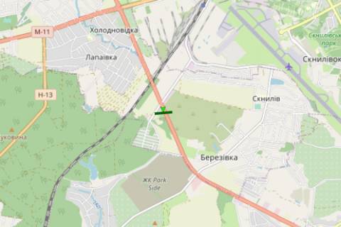 Билборд A на трассах Львовской области, 5x12  Кільцева дорога, км. 7+915 (у напрямку  Києва) схема