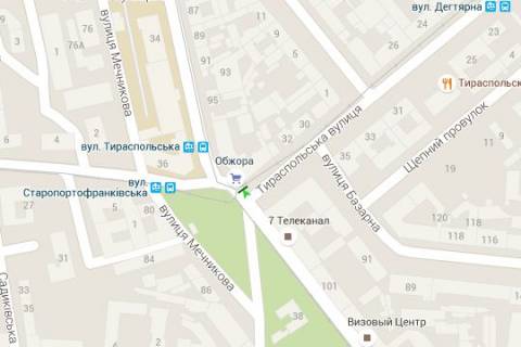 Scrolller, Scroll A in Odessa Staroportofrankivs'ka st. - Tiraspol's'ka st. - 272065 scheme