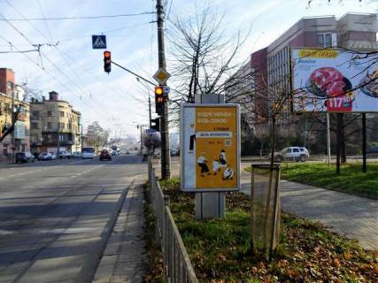 Ситилайт A в Васильевке, 1.2x1.8  Незалежності вул. - Шухевичiв вул. фото 1