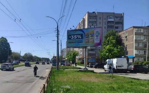 Билборд A в Чернигове, 3x6  Левка Лук'яненка (Рокосовського) вул., 62 фото 1