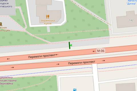 Білборд, Бігборд (Борд)  A у Києві, 3x6  просп. Берестейський (Перемоги)., 144 схема