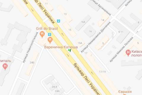 Бэклайт B в Киеве, 1.2x1.8  Лесі Українки бульв., 15А розподільник схема