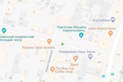 Ситилайт B в Киеве, 1.2x1.8  Прорізна вул., 8 схема