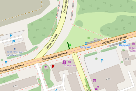 Призма A в Васильевке Городоцька вул. - Сяйво вул. (призма) - 424421 схема