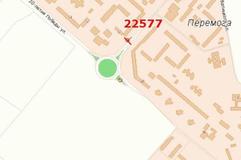 Билборд A в Черкассах, 3x6  Сумгаїтська вул., 30 схема