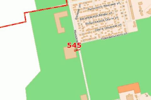 Билборд A в Васильевке, 3x6  Макарова вул., 23 (ліва) схема