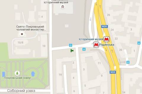 Нестандарт B у Харкові, 1.2x1.8  Конституції пл. - Ярмарковий пров. (Спартаківський пров.)., (зупинка) №1 (B) схема