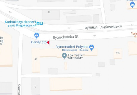 Скролер, Скрол A у Києві, 2.3x3.14  Глибочицька вул., 40 - 661382 схема