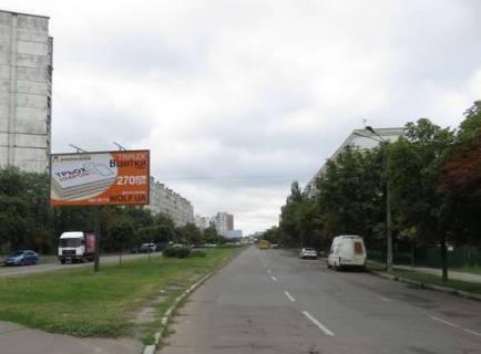 Билборд A в Киеве, 3x6  Шолом-Алейхема вул., 10 (у напрямку Братиславськой) фото 1