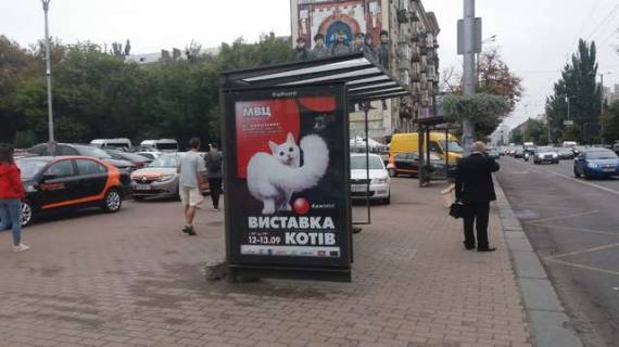 Бэклайт B в Киеве, 1.2x1.8  Велика Васильківська вул. (Червоноармійська)., 111 (Палац культури "Україна") - зуупинка гром. транспорту фото 1