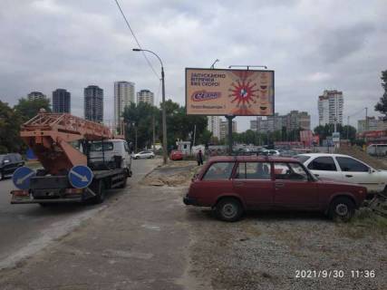 Билборд A в Васильевке, 3x6  Райдужна вул., напроти буд. 14 Апо просп.Шухевича фото 1