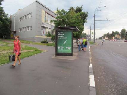 Ситилайт B в Васильевке, 1.2x1.8  Гагаріна просп. - Каштанова вул., (зупинка) фото 1