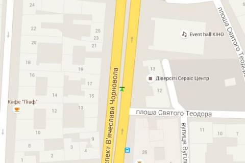 Citylight A in Vasylivka Vaceslava Cornovola prosp., 17 scheme