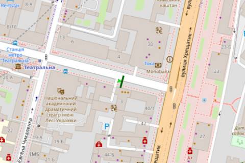 Скроллер A в Киеве, 1.2x1.8  Богдана Хмельницького вул., 3 - 494502 схема