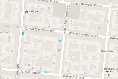 Ситилайт B в Одессе, 1.2x1.8  Рішельєвська вул., 8 схема