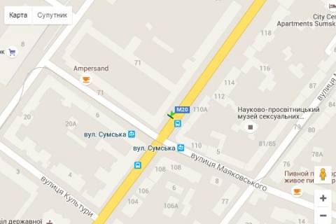 Ситилайт A в Васильевке, 1.2x1.8  Сумська вул., 71 схема
