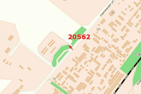 Билборд A в Васильевке, 3x6  Смілянська вул., (Автовокзал) схема