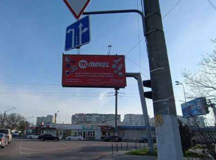 Билборд A в Одессе, 3x6  Іцхака Рабіна вул. - Вадатурського Олексія вул. (Маршала Малиновського)., 71 фото 1