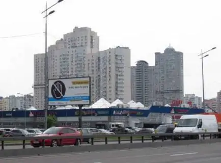 Билборд B в Киеве, 3x6  Миколи Бажана просп. - Лариси Руденко вул. (у напрямку Південного мосту) фото 1
