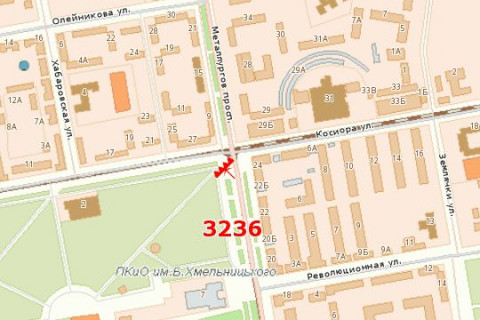 Prismatron, Prism B in Vasylivka Metalurgiv prosp. - Sobornosti st. (prizma) - 427282 scheme