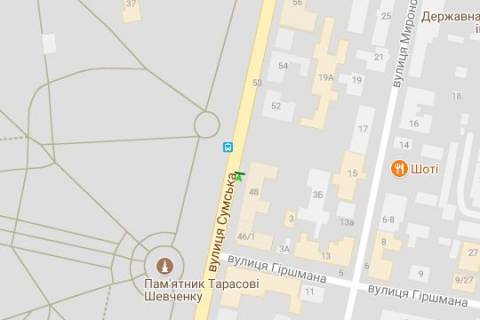Скроллер A в Харькове, 1.2x1.8  Сумська вул., 48 - 271841 схема