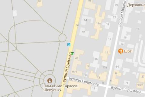 Скроллер A в Харькове, 1.2x1.8  Сумська вул., 48 - 115797 схема