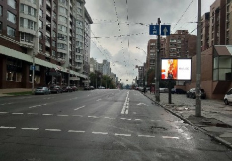 Видеоборд A в Киеве, 2.3x3.14  Антоновича вул. (Горького). — Єжи Гедройця вул. (Тверська)., (розширення 480х336) - 662121 фото 1