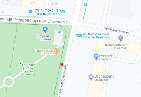 Призма A в Запорожье, 3x6  Моторобудівників просп. - Червона вул. - 616007 схема