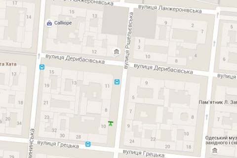 Ситилайт B в Одессе, 1.2x1.8  Рішельєвська вул., 8 схема