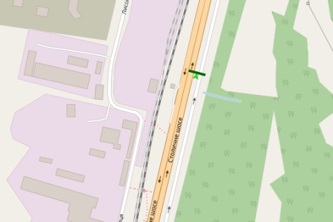 Билборд A в Васильевке, 3x6  Столичне шосе, "ЖК SVITLO PARK" 1,7 км до Південого мосту (в напрямку Південого мосту) схема