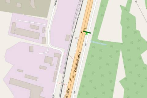 Билборд A в Киеве, 3x6  Столичне шосе, "ЖК SVITLO PARK" 1,7 км до Південого мосту (у напрямку Південого мосту) схема