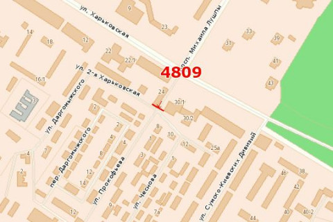 Билборд A в Васильевке, 3x6  Свободи просп. (Прокоф`єва вул.), 28/1 схема