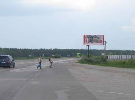 Билборд A в Романків (Романків), 3x6  Київ - Обухів, 12км + 800м від Києва (у напрямку  Обухова (ресторан "Край-Рай")) фото 1