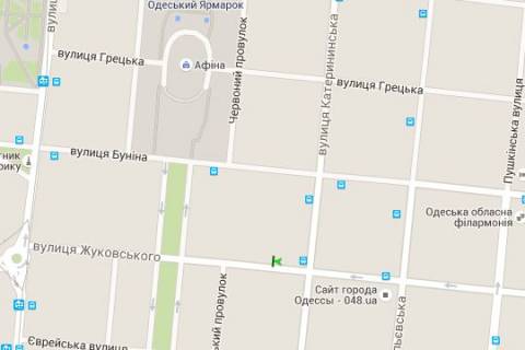 Нестандарт A в Одессе, 1.2x1.8  Жуковського вул., 30 - Святослава Караванського вул. (Жуковського) схема