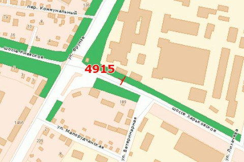 Билборд B в Васильевке, 3x6  Харківське шосе, 5 схема