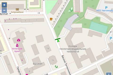 Бэклайт A в Васильевке, 2.3x3.14  Василя Тютюнника вул. (Анрі Барбюса вул.), 9 схема