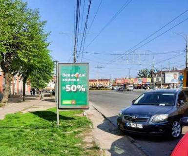 Ситилайт B в Виннице, 1.2x1.8  Коцюбинського просп., 4 фото 1