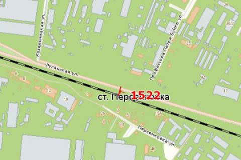 Билборд B в Васильевке Луганська вул., 24 (ПОЛІТИКА НІ) схема